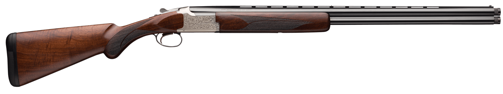 Browning 018163605 Citori Feather Lightning 20 Gauge 26" Barrel 3" 2rd, Blued Steel Barrels, Satin Nickel Finished Engraved Alloy Receiver, American Black Walnut Stock With Lightening Style Grip