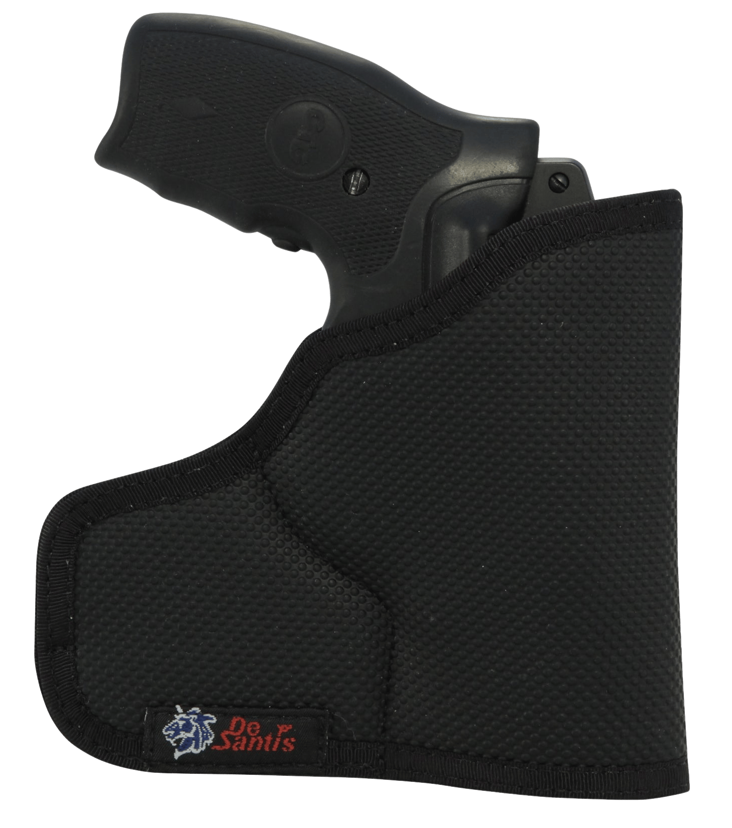 DeSantis Gunhide M33BJN3Z0 Nemesis Ammo Pocket Rubberized Fabric Fits S&W J Frame Fits 2" Barrel Ambidextrous