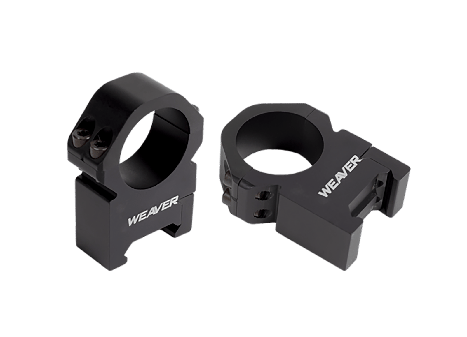 Weaver Mounts 48382 Precision  Black Aluminum 1" Tube High