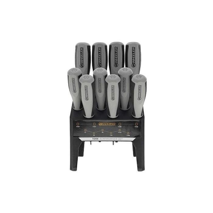 Wheeler 10 Piece Torx Benchtop Screwdriver Set