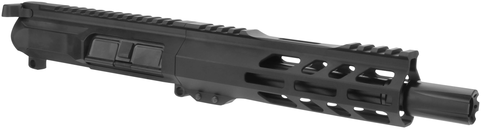 TacFire BU45ACP7 Pistol Upper Assembly  45 ACP Caliber with 7" Black Nitride Barrel, Black Anodized 7075-T6 Aluminum Receiver for M-LOK Handguard for AR-Platform Includes Bolt Carrier Group