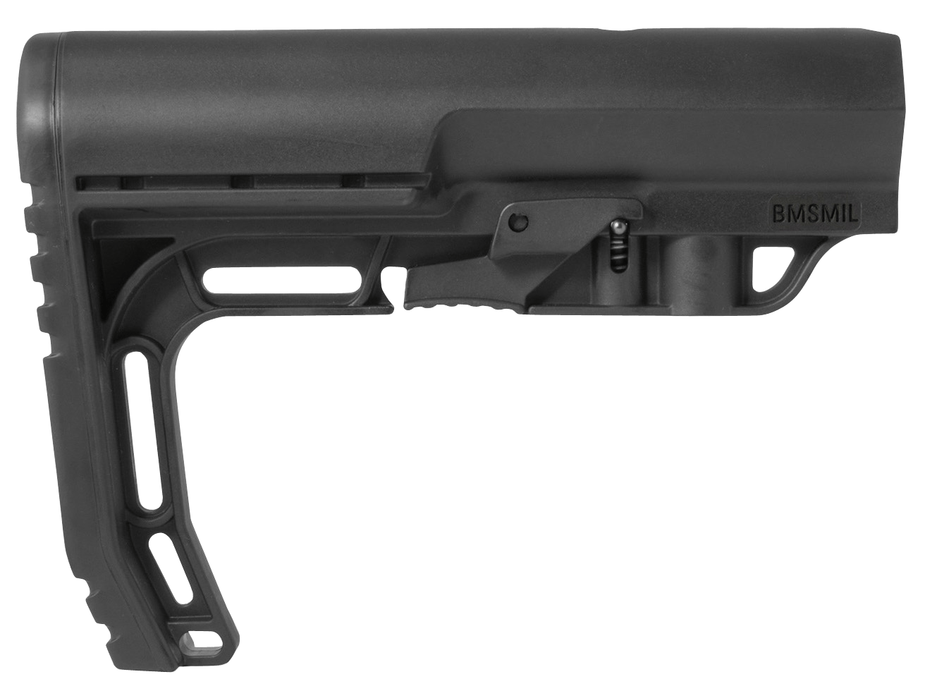 Mission First Tactical BMSMIL Battlelink Minimalist Stock Collapsible Black Synthetic for  AR-15, M16, M4 with Mil-Spec Tube (Tube Not Included)