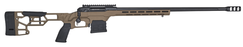 Savage Arms 57565 110 Precision 300 Win Mag 5+1 24", Matte Black Rec/Barrel, Flat Dark Earth Cerakote MDT LSS XL Chassis, Polymer Grip