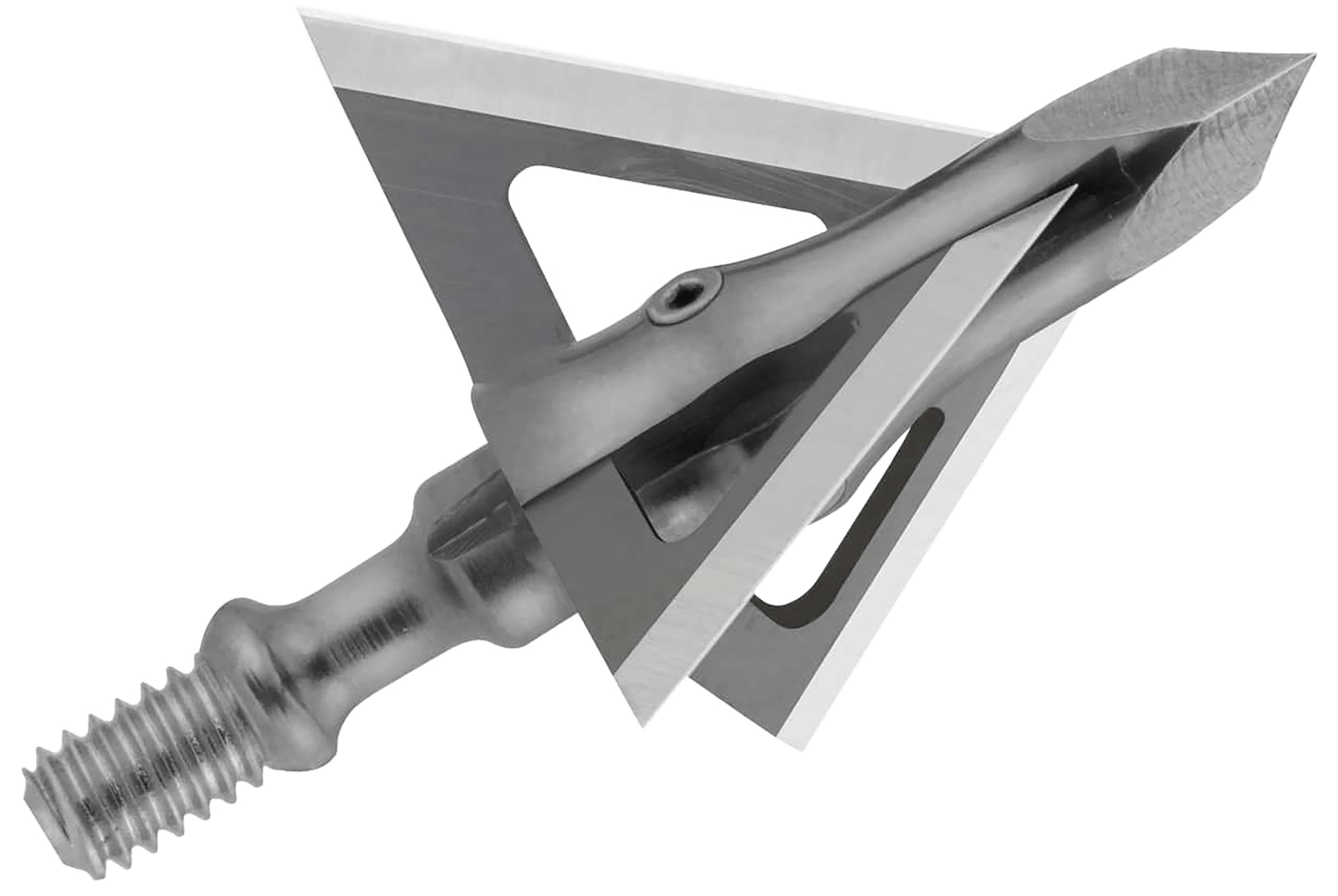 Muzzy 290 Trocar Broadhead 3-Blade Trocar Tip Solid Stainless Steel Ferrule Blades 100 gr/3 Per Pack