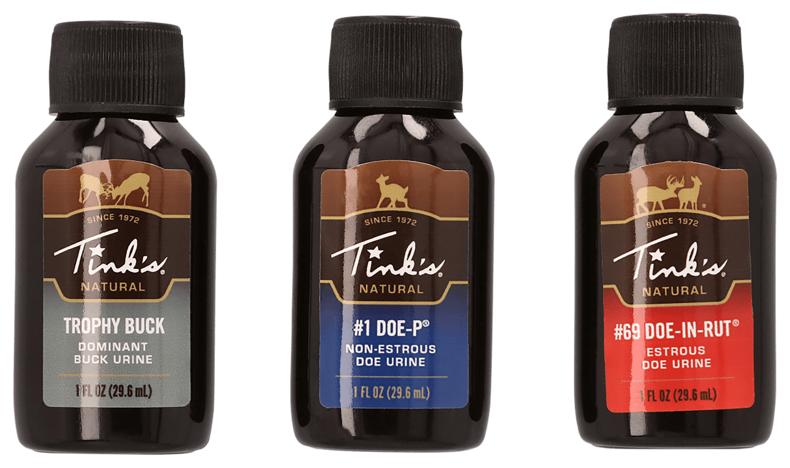Dead Down Wind W6000 Hunt Success Kit Natural Deer Attractant Doe-In-Rut/Doe-P/ Trophy Buck Scent Bottle