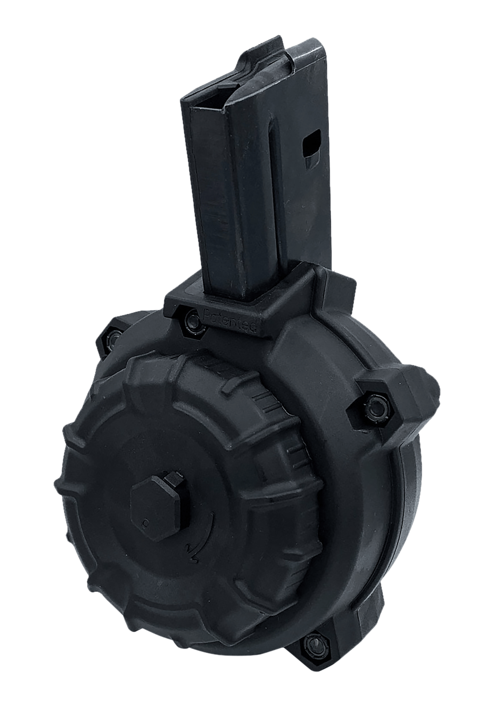 ProMag DRMA108   50rd Drum 6.8 SPC Fits AR-15 Black DuPont Zytel Polymer