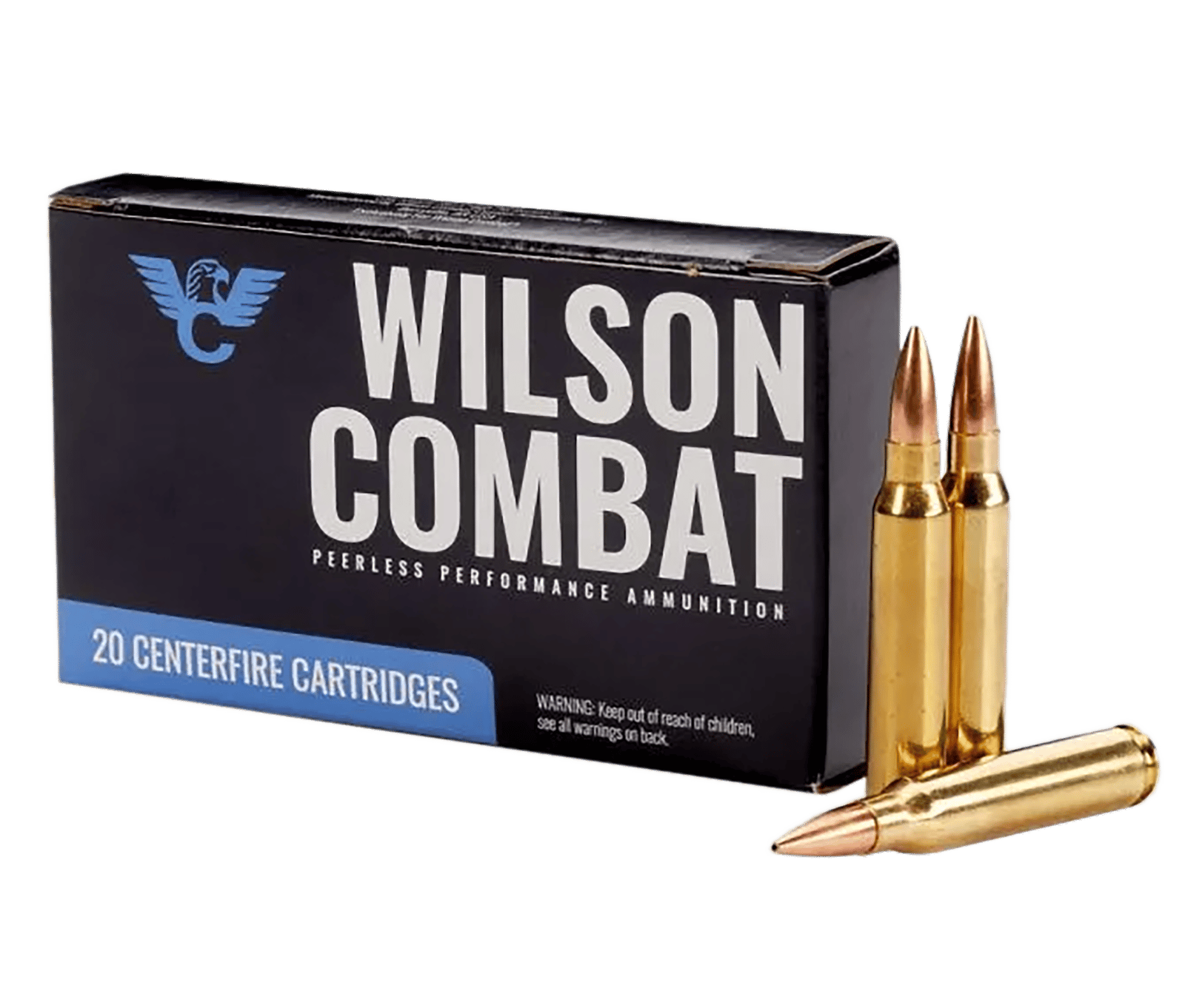 Wilson Combat A22369HPBT   223Rem 69gr Hollow Point Boat Tail Match 20 Per Box/10 Case