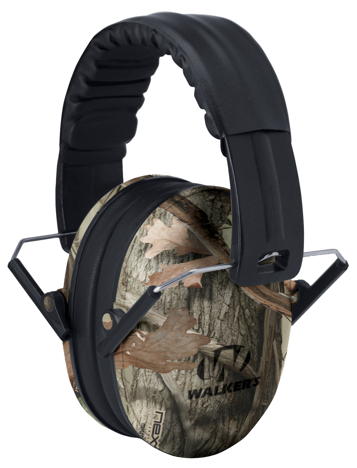 Walker's GWPFKDMCAMO Youth Passive Muff 23 dB Over the Head Next G-1 Camo/Black Polymer