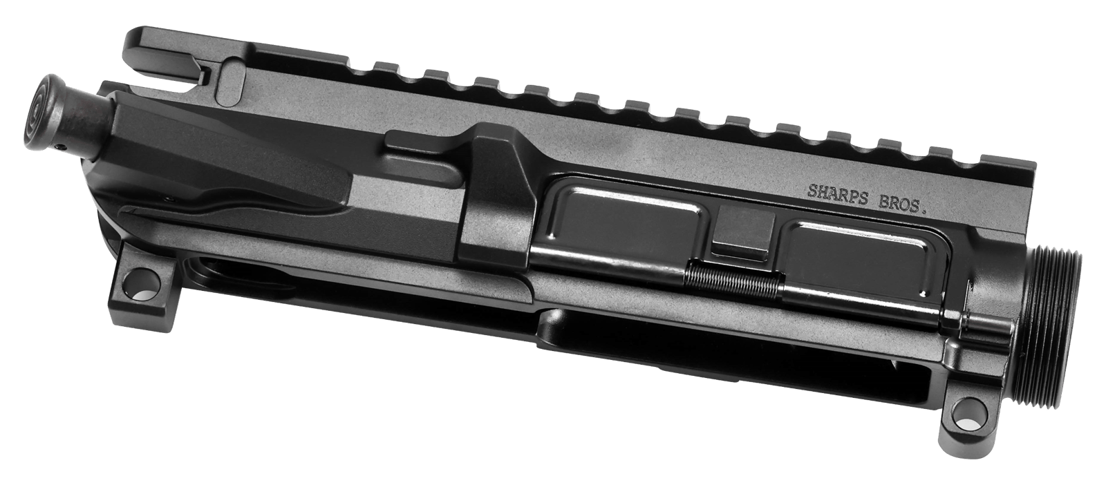 Sharps Bros SBUR04 Billet Upper  Upper Receiver, 7075-T6 Aluminum w/Mil-Spec Anodized Finish, Stripped w/Forward Assist & Dust Cover For .223/5.56/.224 Valkyrie/300 BLK/6.5 Grendel Caliber AR-15