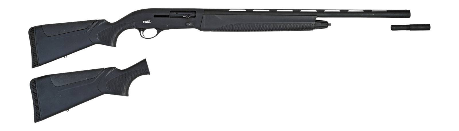 TriStar 20225 Raptor II  Compact 20 Gauge Semi-Auto 3" 5+1 24" Black Vent Rib Barrel, Black Receiver, Fixed Black Synthetic Stock