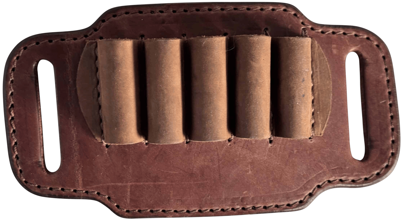 1791 Gunleather HNTABSMRBRWA Ammo Belt Slide Brown Leather
