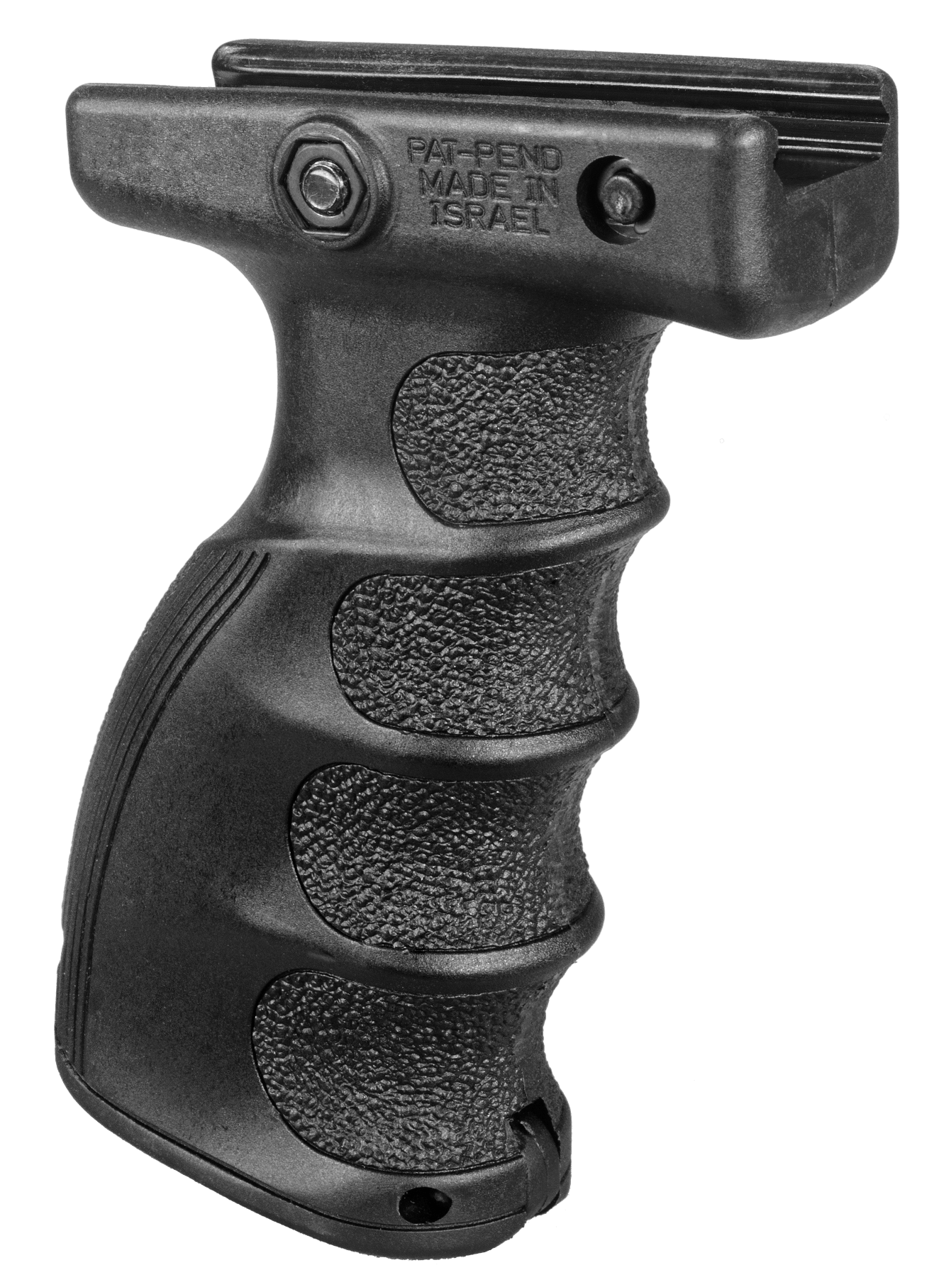 FAB Defense FXAG44SB AG-44S Quick Release Ergonomic Foregrip Compatible w/1913 Mil-STD Picatinny Rail Black Reinforced Polymer