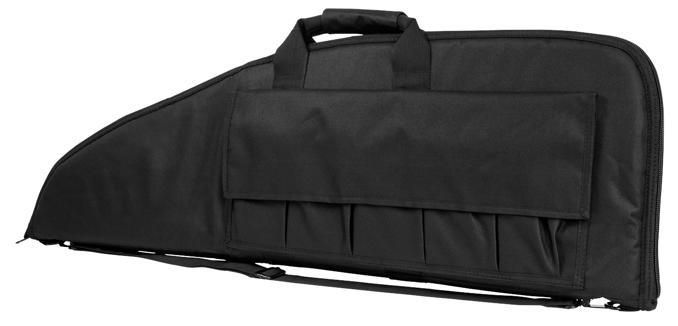 NcStar CV290738 VISM Rifle Case w/ Double Zippers ID Holder Foam Padding & Black Finish