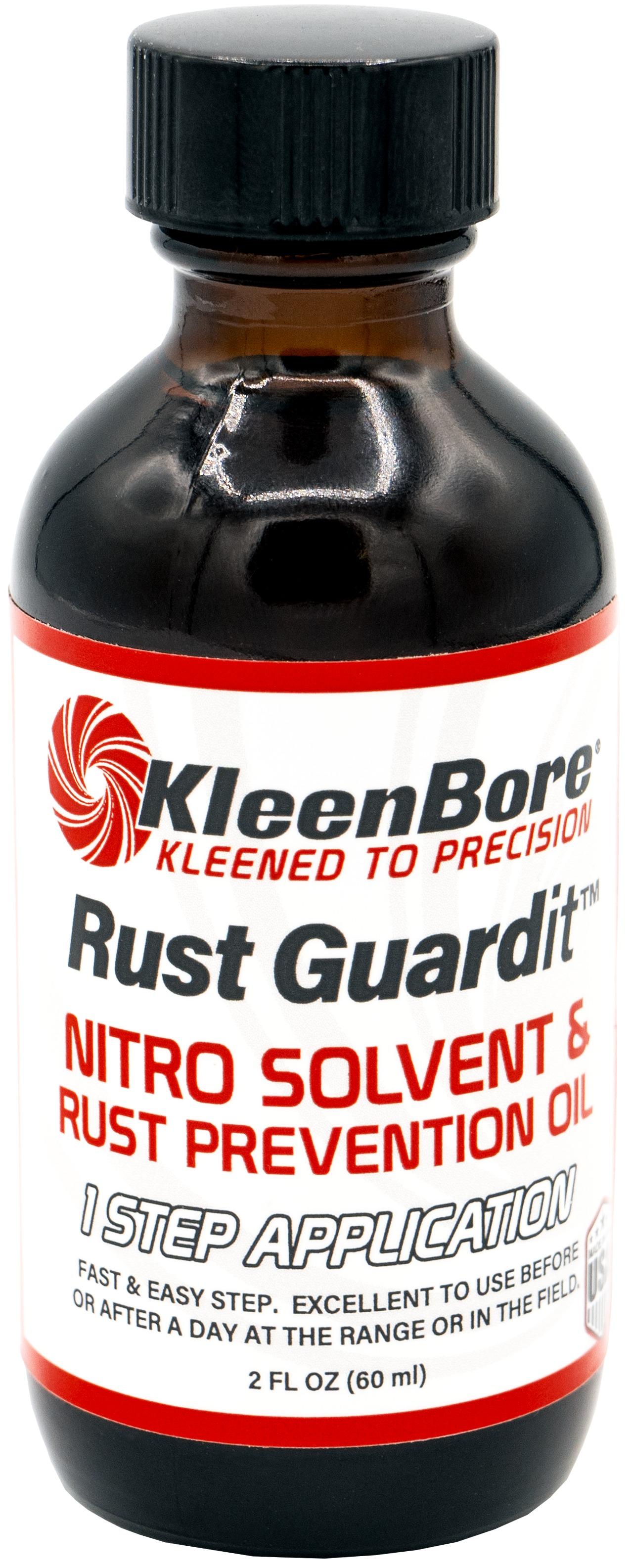 KleenBore RG2BCASE Rust Guardit  Nitro Solvent & Rust Prevention Oil Refill Bottle 2oz/12 per case