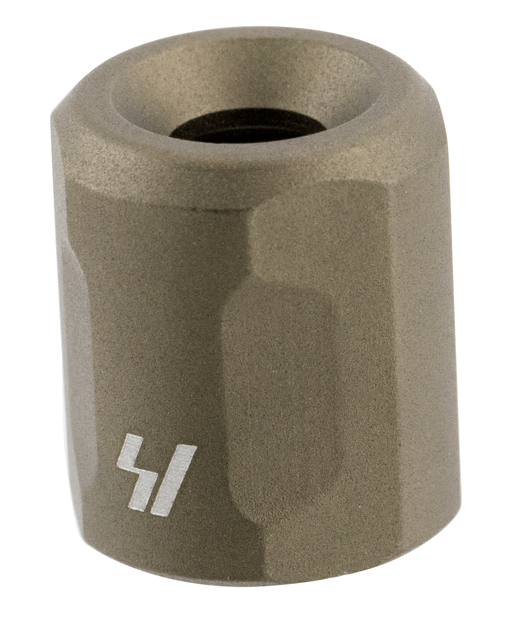 Strike BCTPFDE Barrel Thread Protector  223 Rem/5.56x45mm NATO AR Platform Flat Dark Earth Aluminum 1/2"-28 tpi