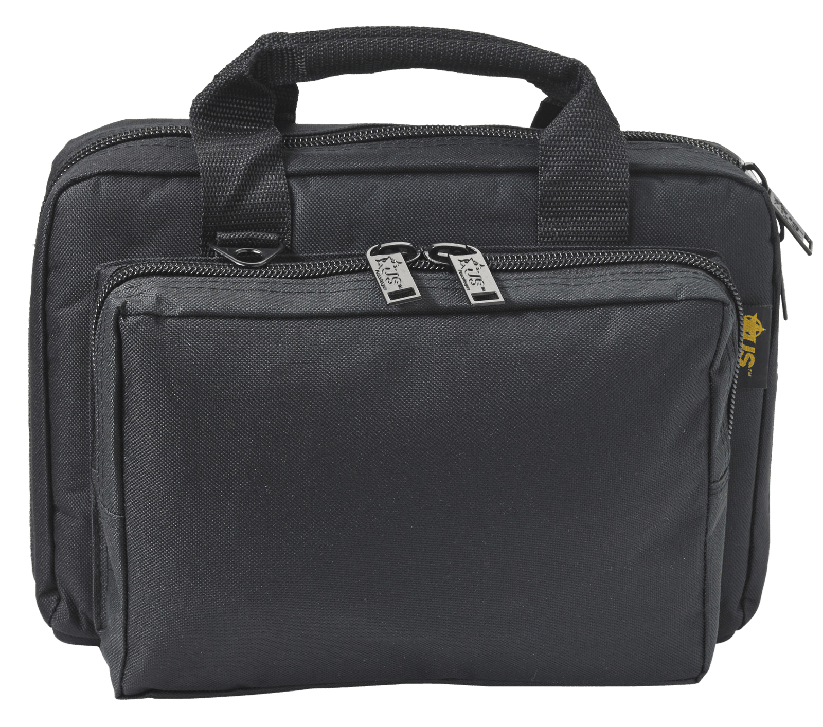 US PeaceKeeper P21105 Mini Range Bag Water Resistant Black 600D Polyester with 8 Mag Pockets, Lockable Zippers & Wraparound Handles 12.75" L x 8.75" H x 3" D Exterior Dimensions