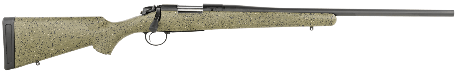 Bergara Rifles B14S102C B-14 Hunter 6.5 Creedmoor 3+1 22" Graphite Black Cerakote Barrel, SoftTouch Speckled Green Fixed American Style Stock