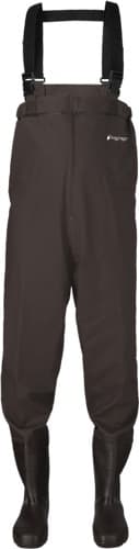FROGG TOGGS MEN'S RANA PVC LUG CHEST WADER BROWN SIZE 10