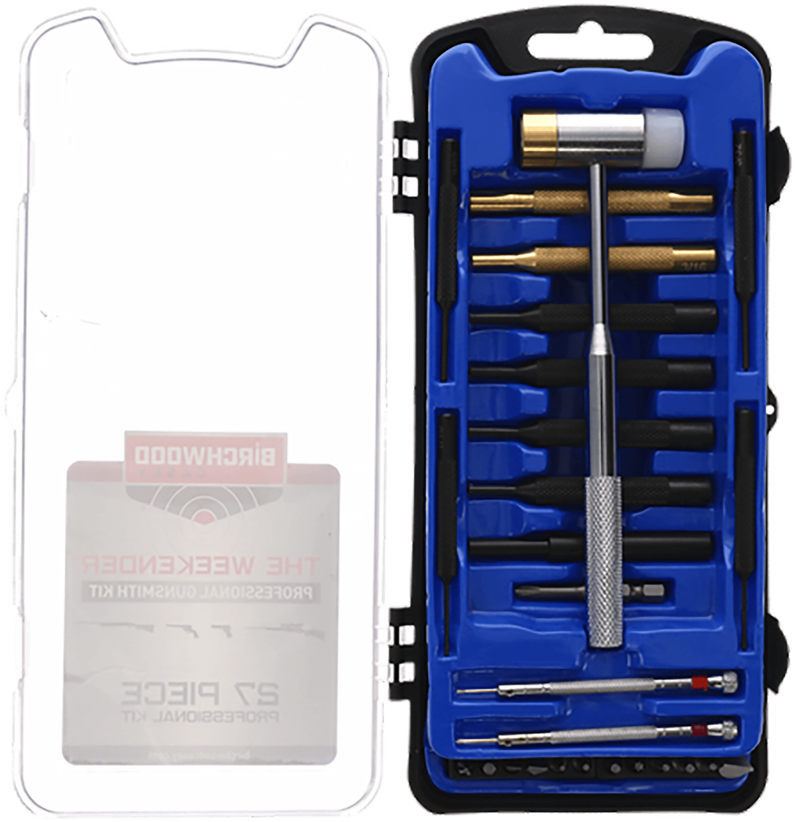 Birchwood Casey 42021 Weekender Professional Gunsmith Kit Blue 27 Pieces