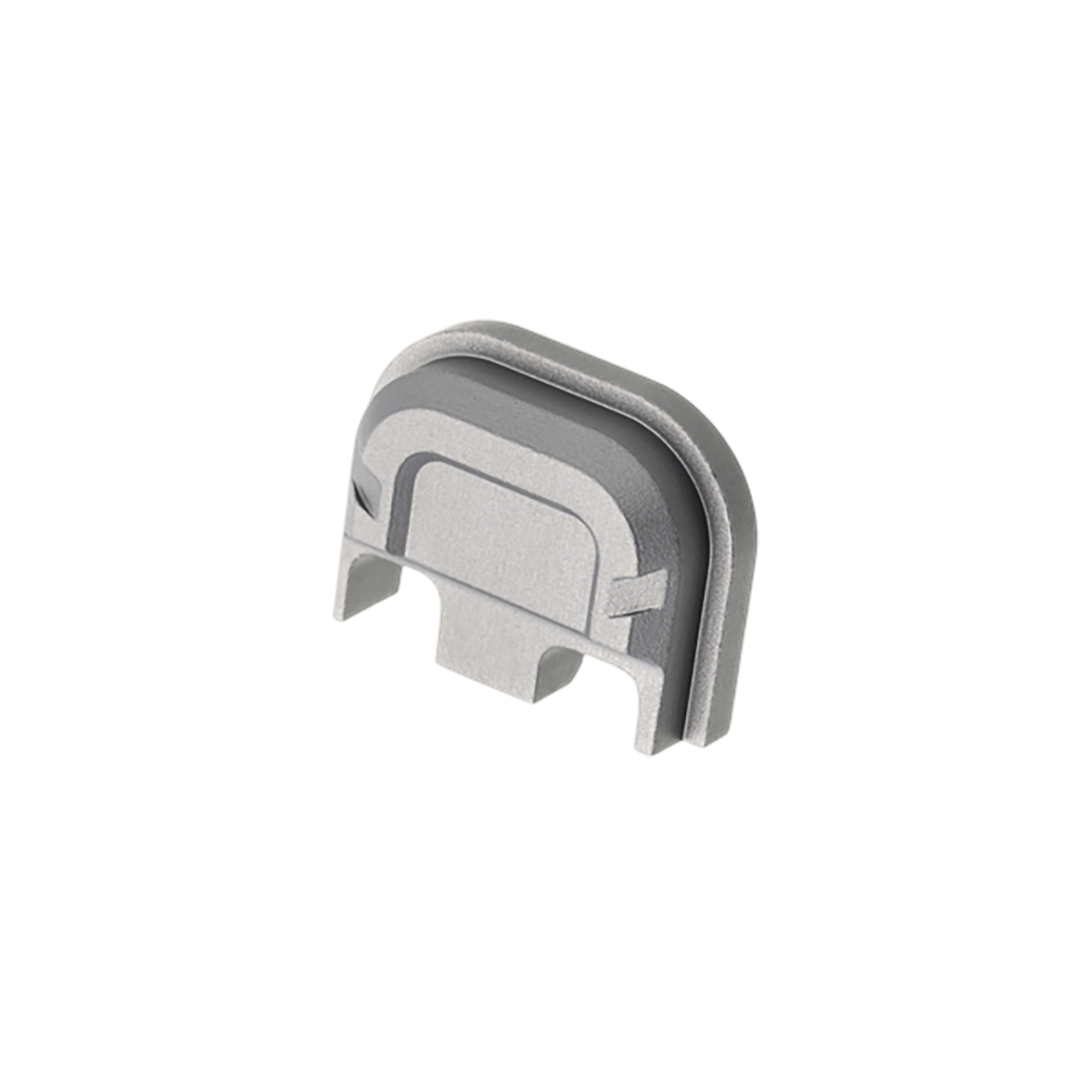 Tyrant CNC TDG5SPGREY Slide Cover Plate  Chevron Design Glock Gen5 Grey Aluminum