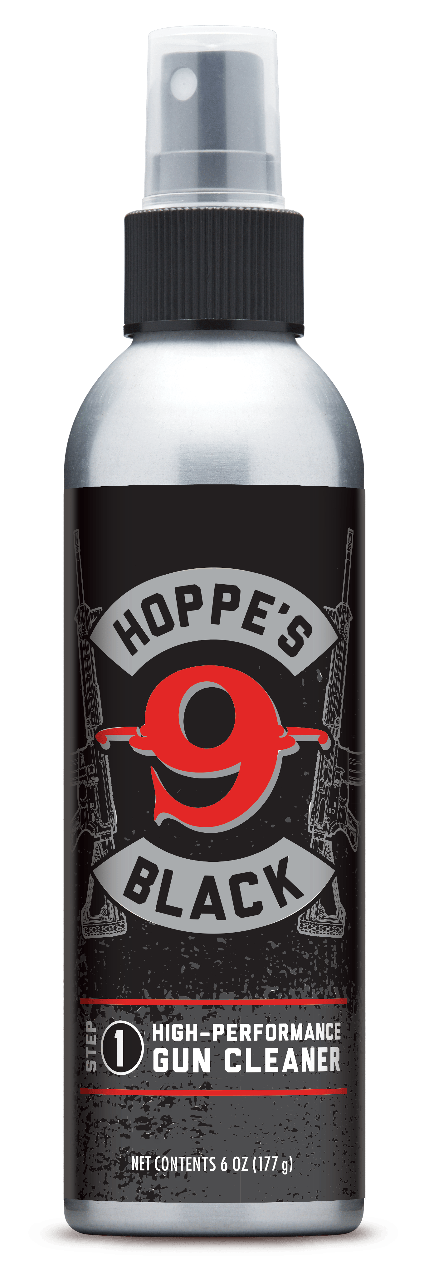 Hoppe's HBC6 Black Gun Cleaner 6 oz. Pump Bottle