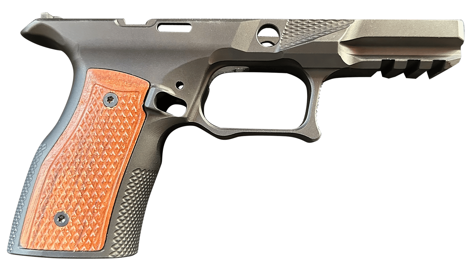 Sharps Bros SBGM16 Echelon Grip Module Black Anodized 7075 Aluminum Frame Cherry Grip