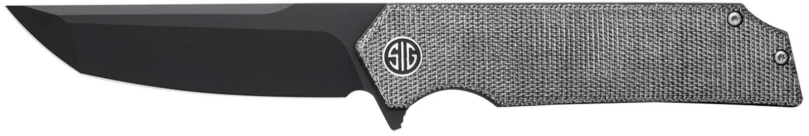Sig Sauer Knives VA9BB Validus  3.78" Folding Drop Point Plain Black PVD M390 Steel Blade, 4.76" Black Textured G10 Handle