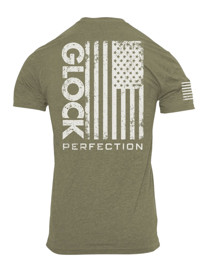 GLK AP96398 PERFECTION FLAG TEE M   GRN
