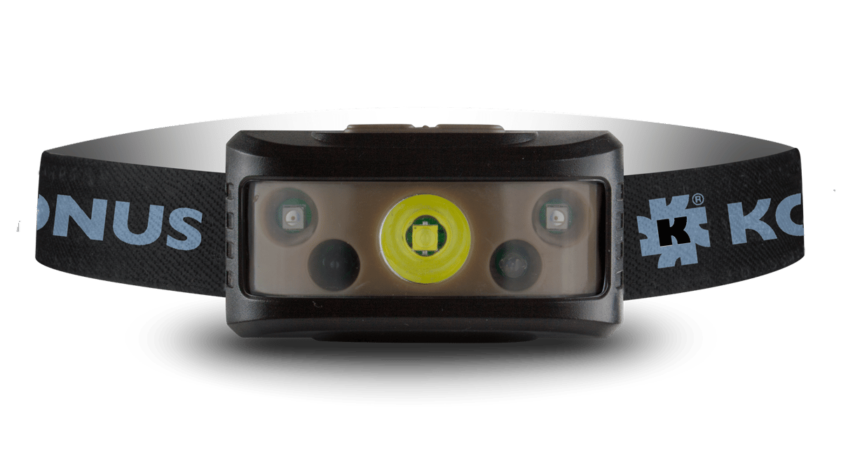Konus Konusflash-7 Rechargeable Headlamp 236 lumens 4 modes w Hand Motion Sensor