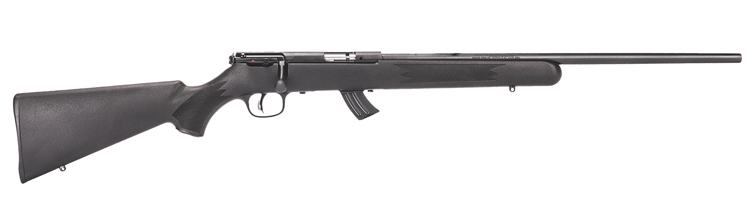 Savage Arms 26702 Mark II F Full Size 17 HM2 10+1 21" Matte Black Button Rifled Barrel, Matte Black Drilled & Tapped Carbon Steel Receiver, Matte Black Fixed Synthetic Stock, Right Hand