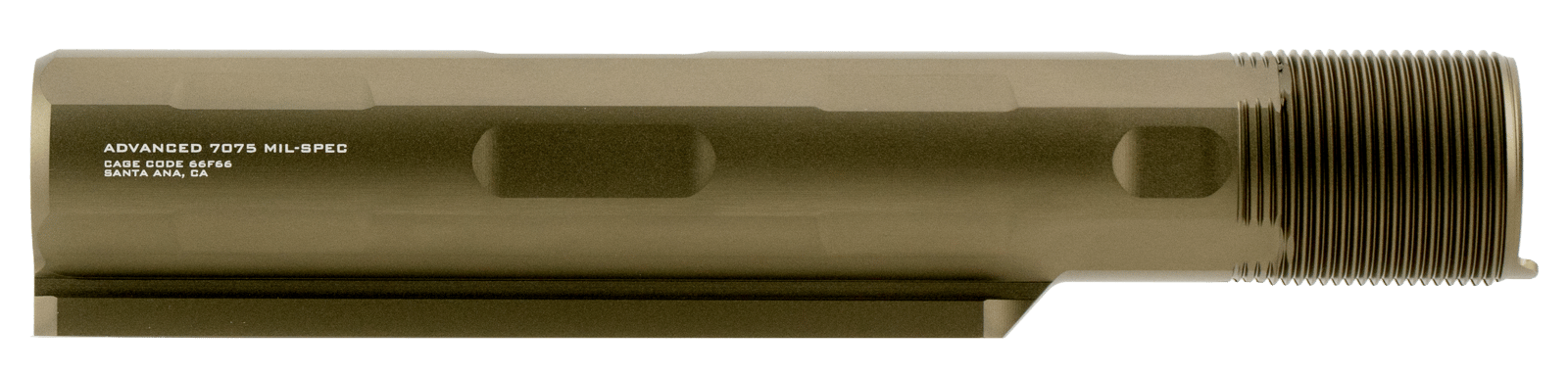 Strike ARARET7FDE Advanced Receiver Extension  AR-15, AR-10 Flat Dark Earth Aluminum