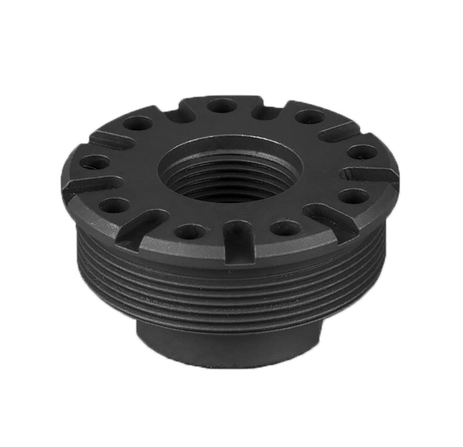 SilencerCo AC2435 Bravo Direct Thread Mount Fits 9/16"x24 Matte Black