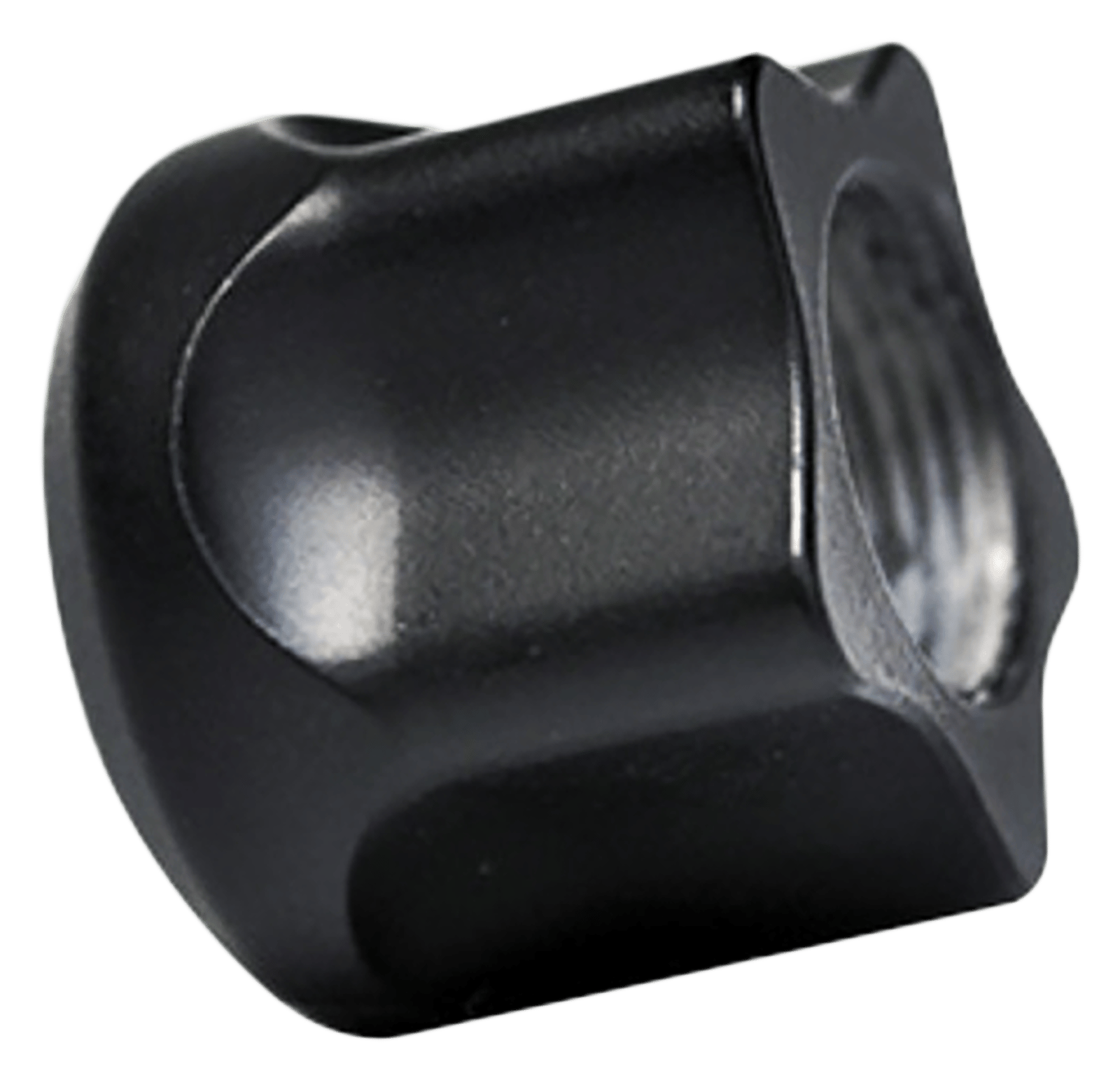 Timber Creek Outdoors 1/228TPBLC Thread Protector  Black Billet Aluminum 1/2"x28