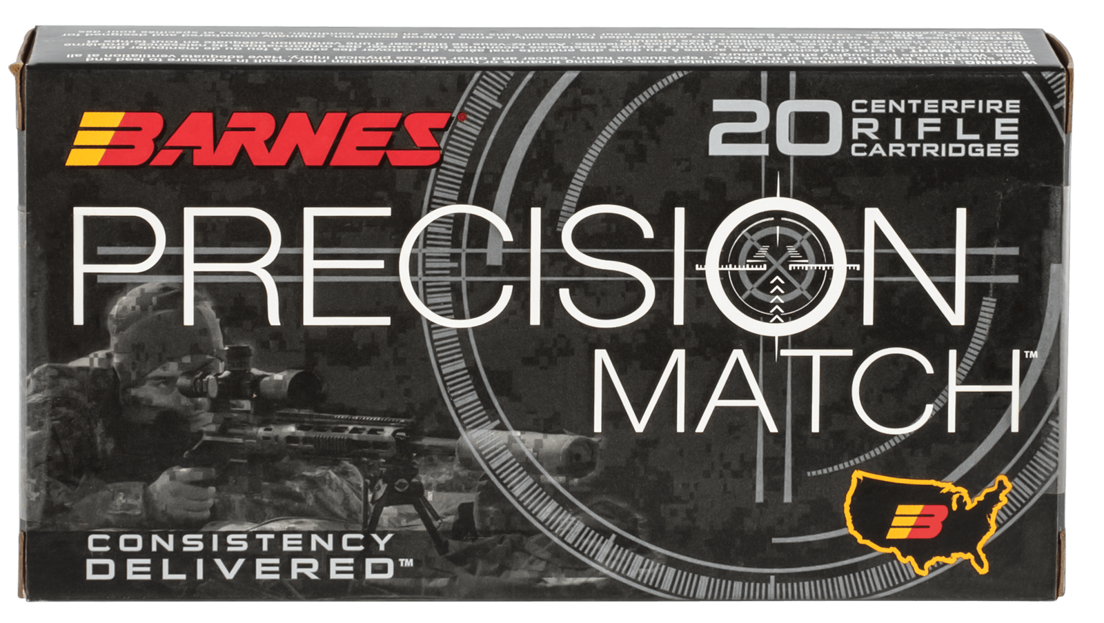 Barnes Bullets 30742 Precision Match  260Rem 140gr Open Tip Match Boat Tail 20 Per Box/10 Case