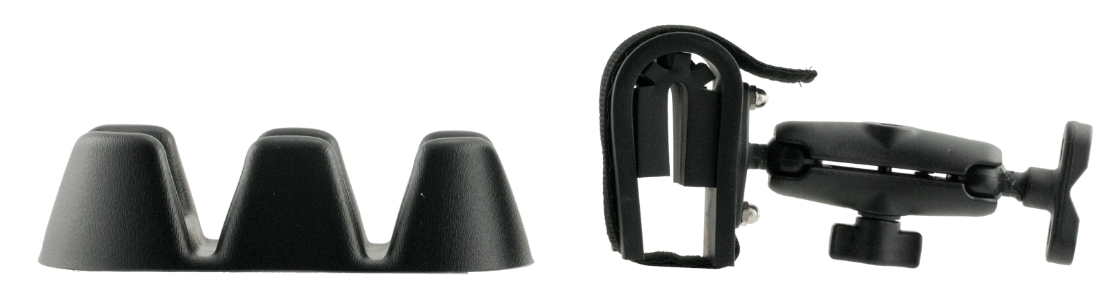 Rugged Gear 15502 Swing Arm Holder  Black Metal