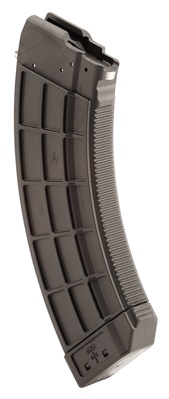 US Palm MA692A Standard  30rd 7.62x39mm Fits AK-47 Black Polymer w/Stainless Steel Latch