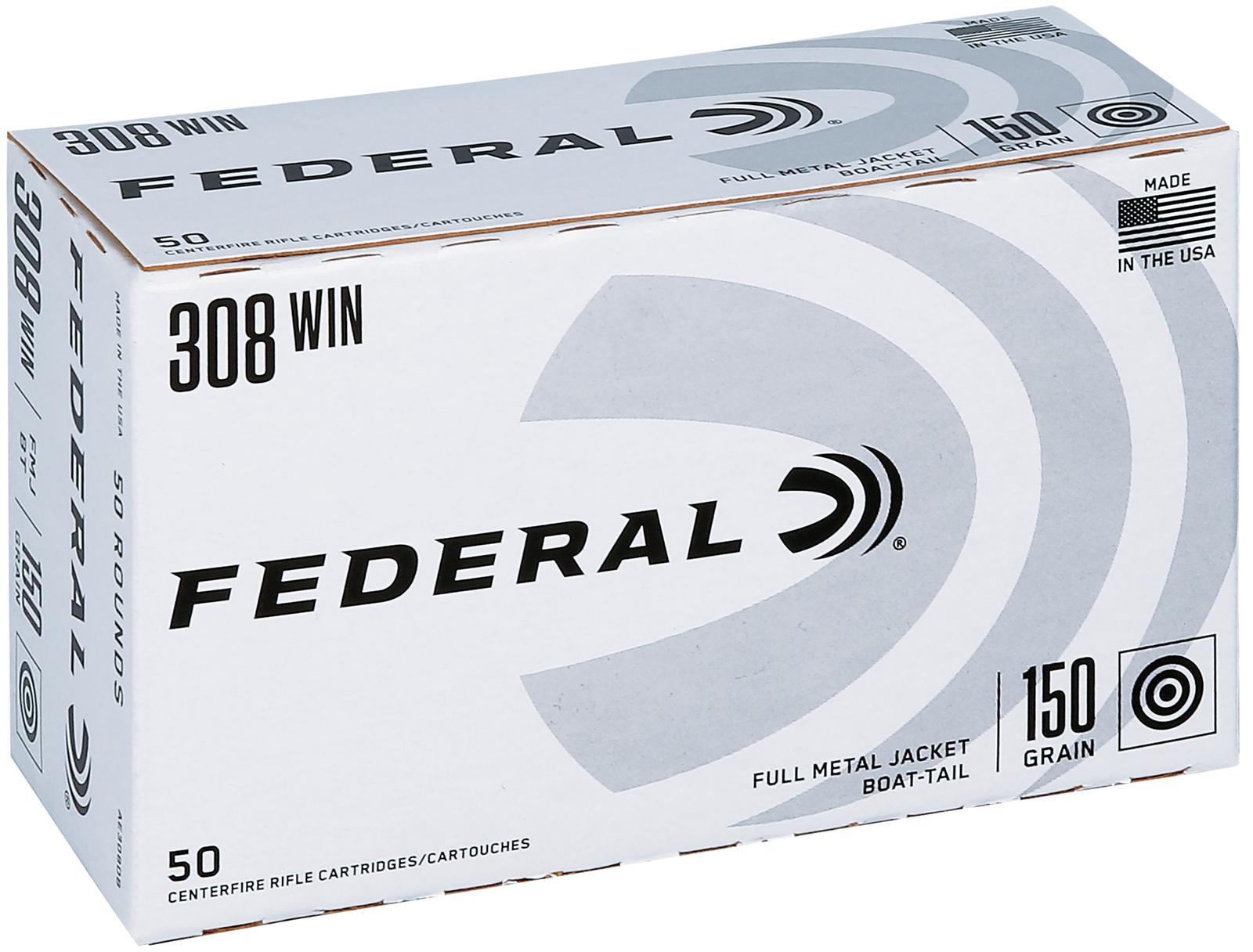 Federal AE308DB American Eagle  308Win 150gr Full Metal Jacket 50 Per Box/5 Case