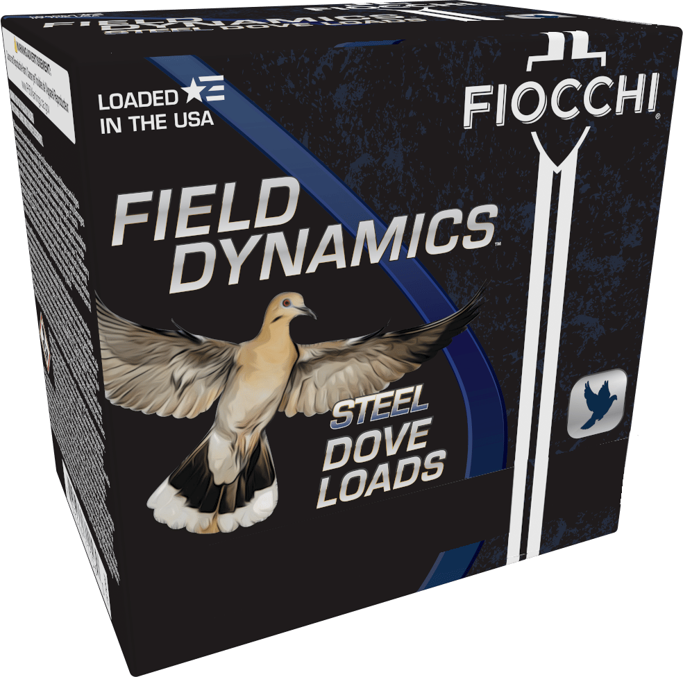 Fiocchi 12DLS187 Field Dynamics Dove & Quail 12Gauge 2.75" 1 1/8oz 7Shot 25 Per Box/10 Case