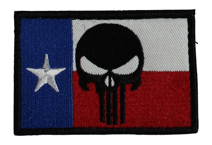SME FLGTXPUN      TEXAS FLAG W/PUNISHER
