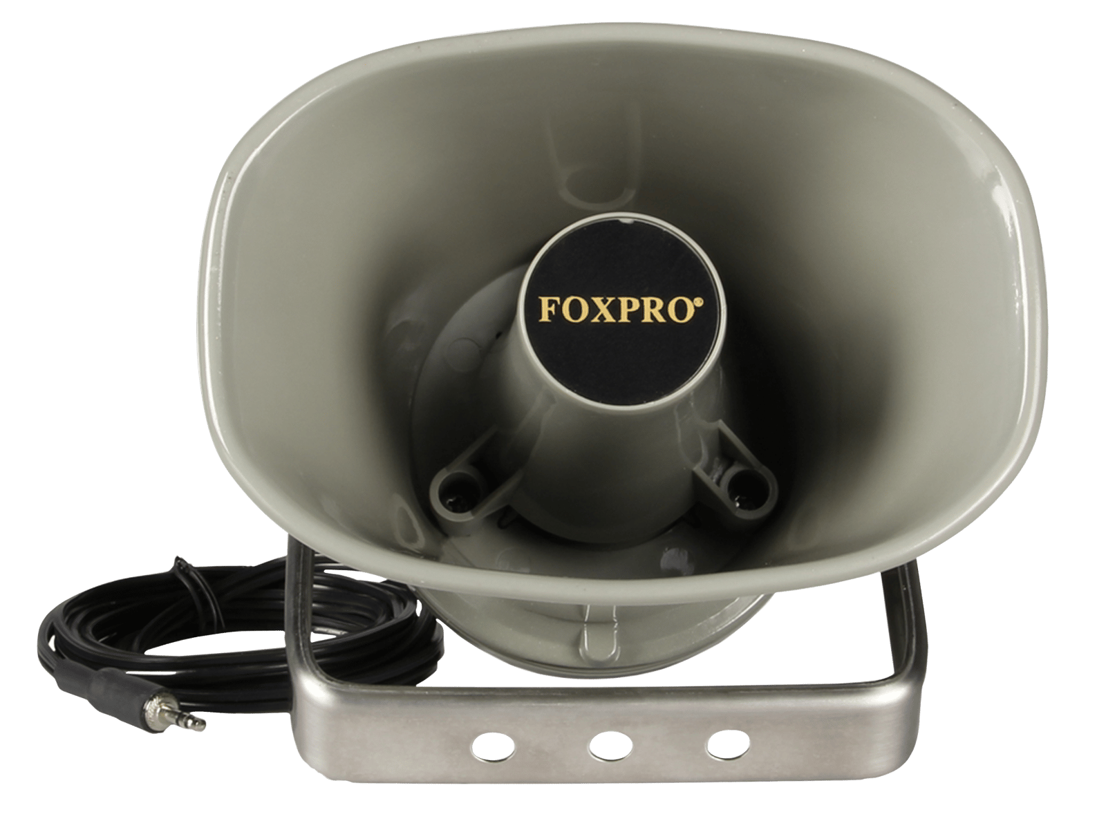 Foxpro SP60 External Speaker  8ft Speaker Cable, Mounting Bracket, 3.5mm Plug