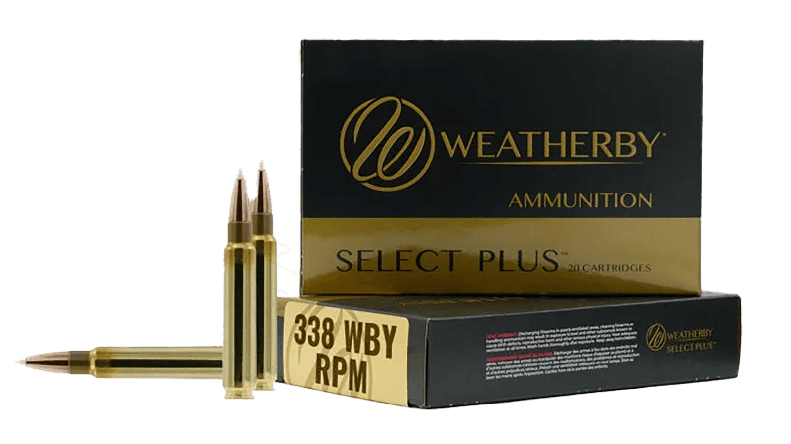 Weatherby B338185TTSX Select Plus  338WBY RPM 185gr TTSX Boat Tail 20 Per Box/10 Case