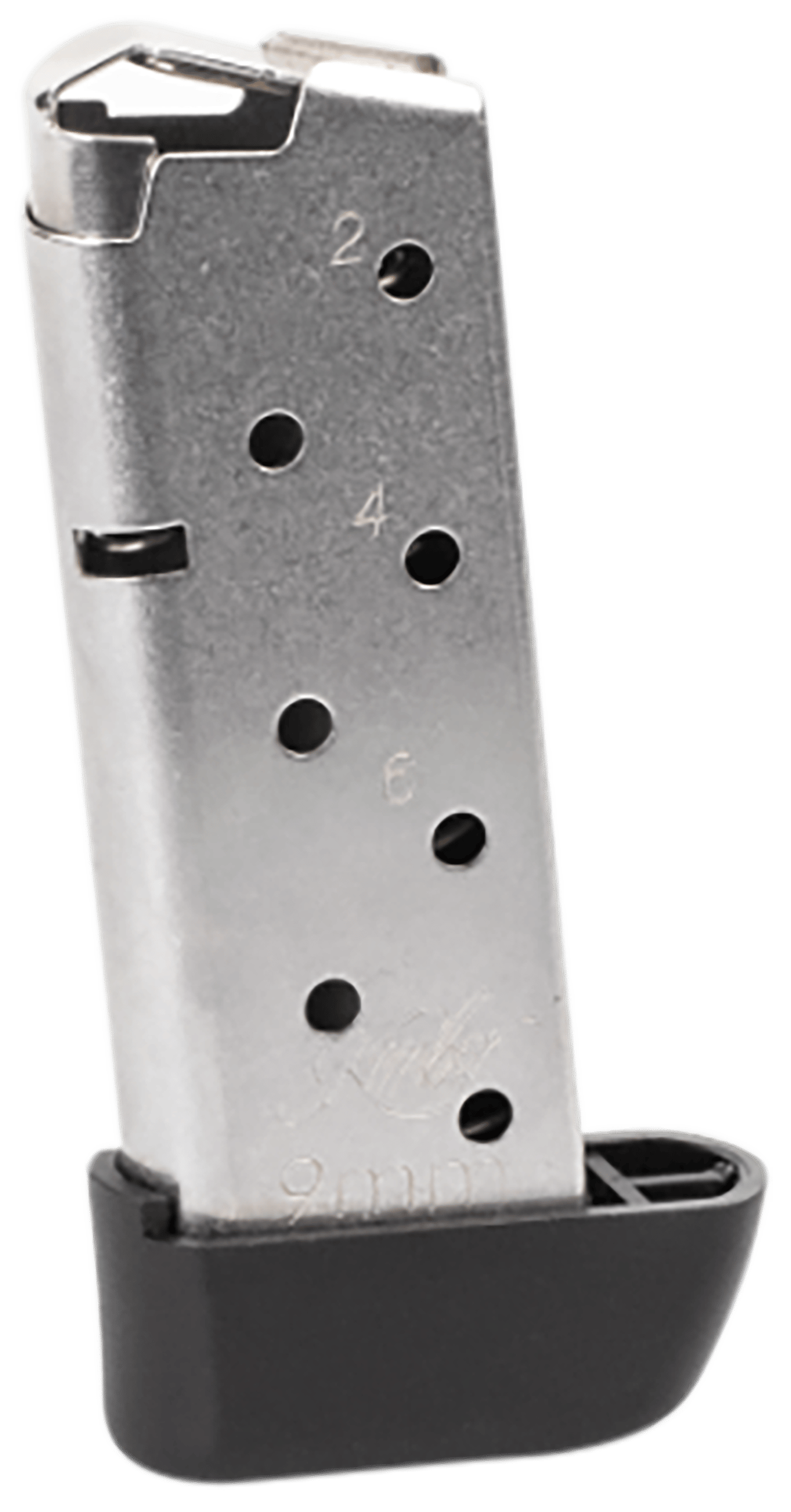 Kimber Mfg, Inc 1200845A Micro 9  7rd Extended 9mm Luger Silver Stainless Steel