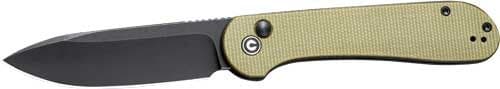 CIVIVI KNIFE ELEMENTUM 3.47" OLIVE MICARTA/BLACK STNWASH!