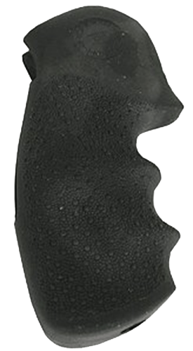 Hogue 25000 Monogrip Finger Grooves Black Rubber Fits S&W N Frame with Round Butt