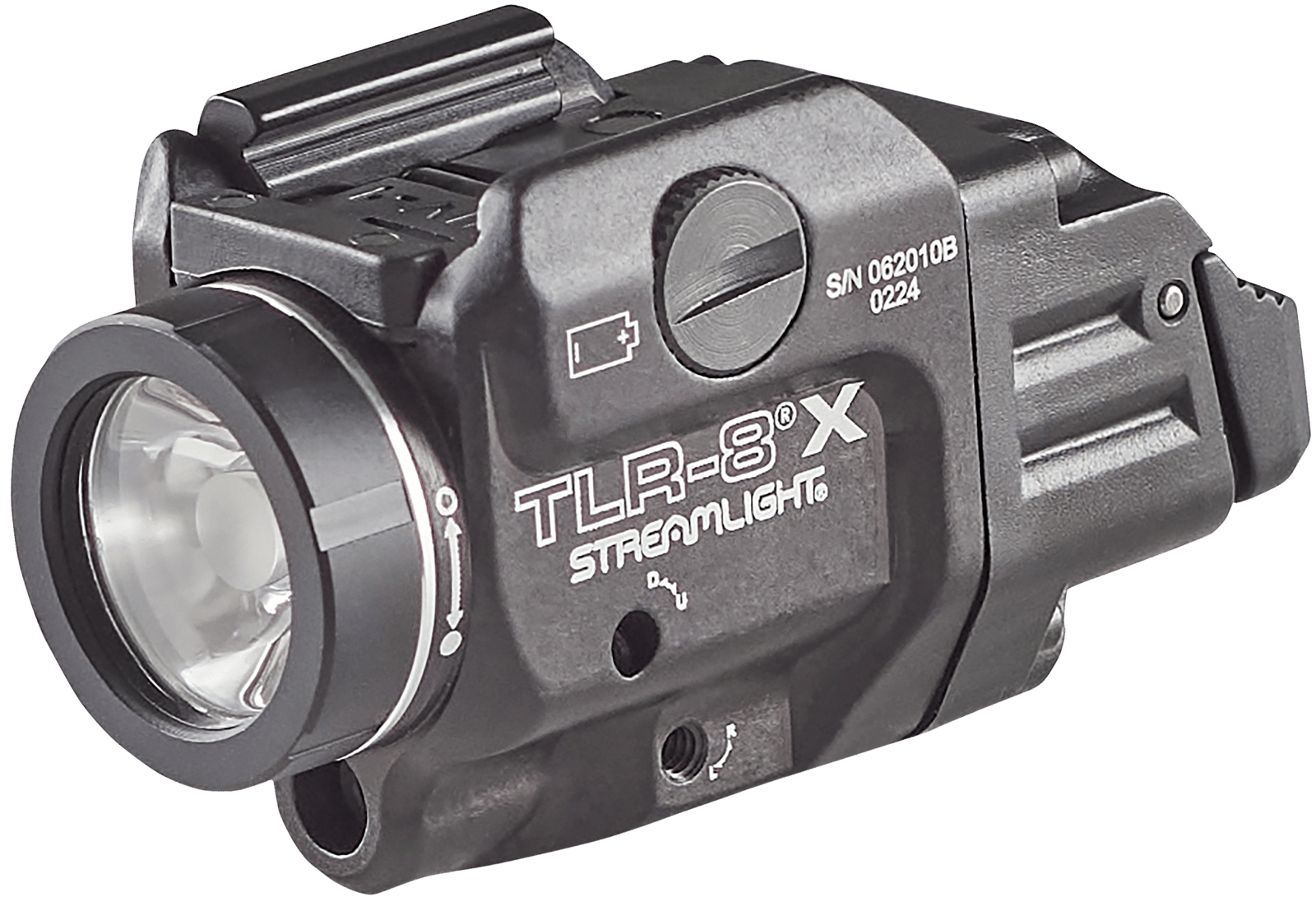 Streamlight 69414 TLR-8 A Gun Light with Red Laser  Black Anodized 500 Lumens White LED