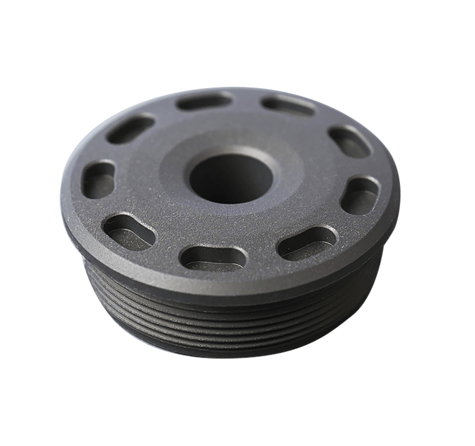 SilencerCo AC5390 Bravo Front Cap 30 Cal Fits Titanium Matte Black