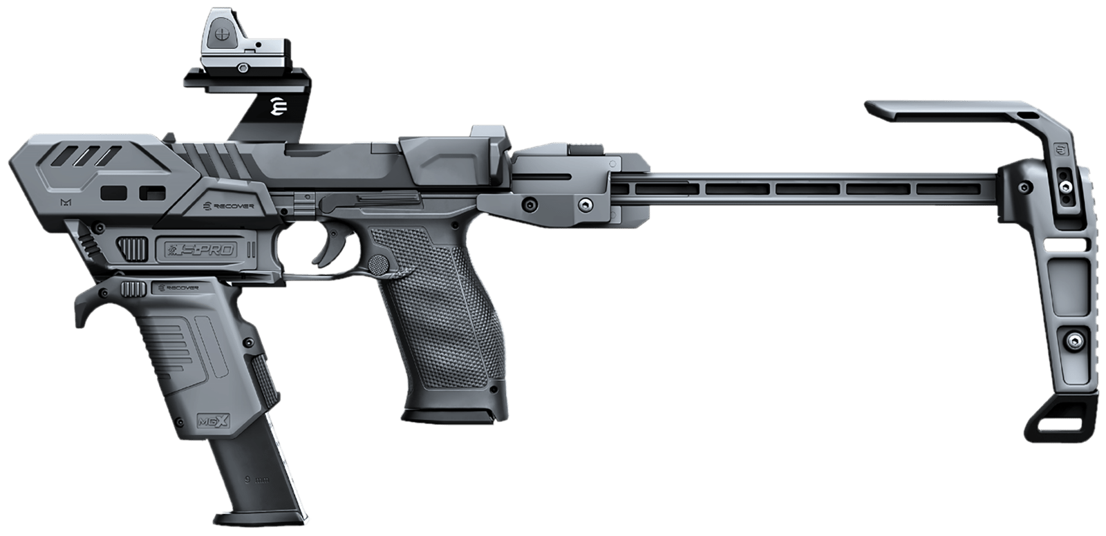 Recover Tactical SPROCBGB01 S-Pro MG Conversion Kit For Canik Black