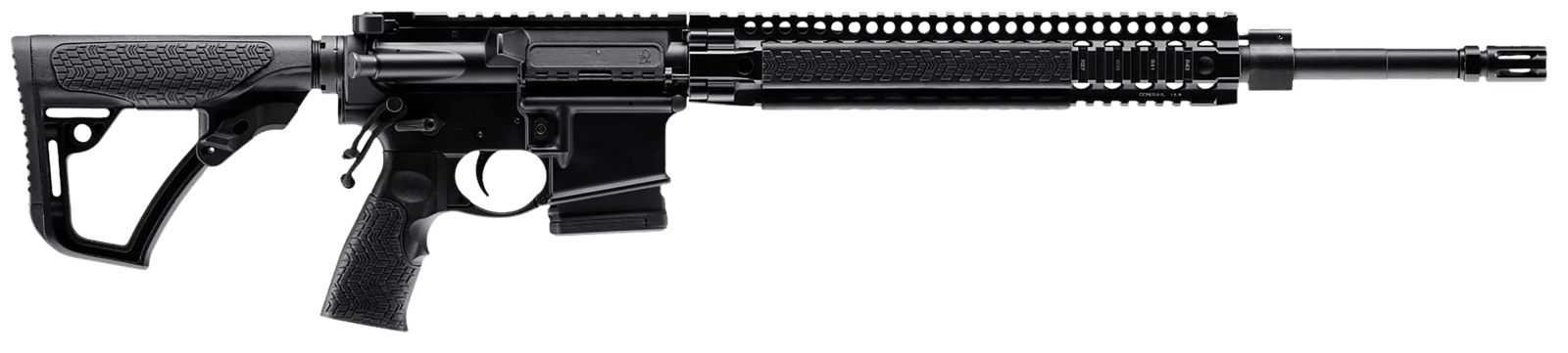 Daniel Defense 0214213175055 DDM4 MK12 SPR *CA Compliant 5.56x45mm NATO 18" 10+1 Black Hard Coat Anodized Rec 6 Position w/SoftTouch Overmolding Stock Black Polymer Grip