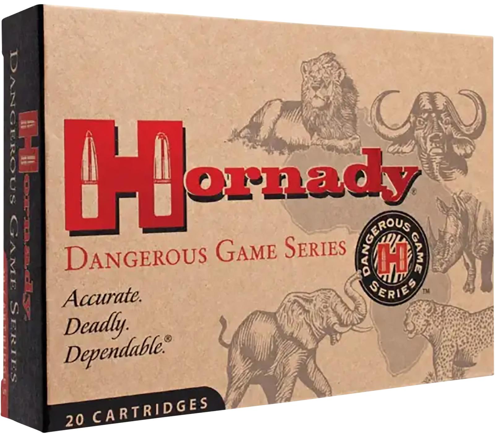 Hornady 82322 Dangerous Game  375H&HMag 300gr Dangerous Game Solid 20 Per Box/6 Case