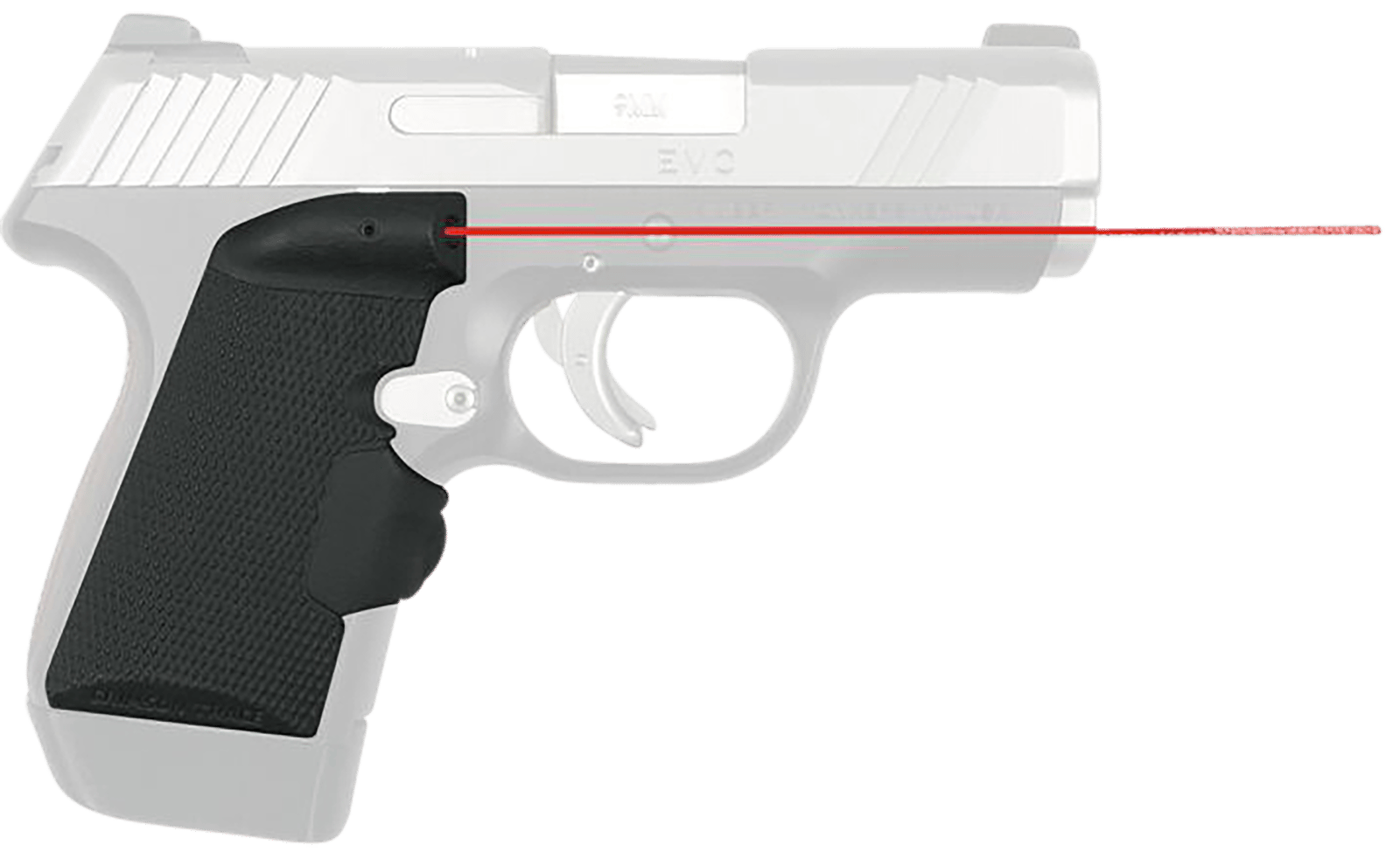 Crimson Trace 0185101 Lasergrips  Fits Kimber EVO SP/TLE/Raptor, Red Laser Black Polymer